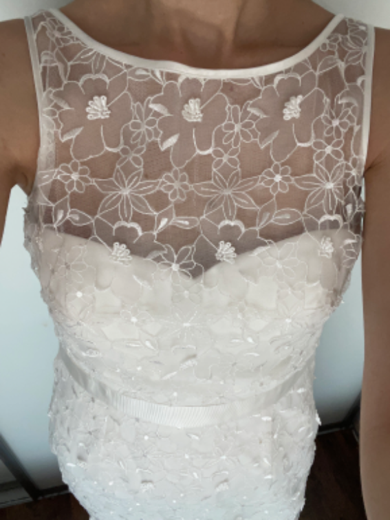 čipkana bela haljina NOVO slika #4