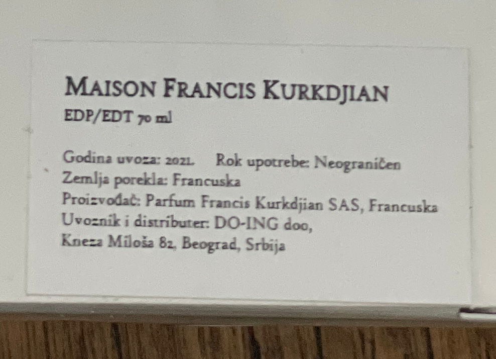 Baccarat rouge 540 -Maison francis kurkdijan paris slika #4
