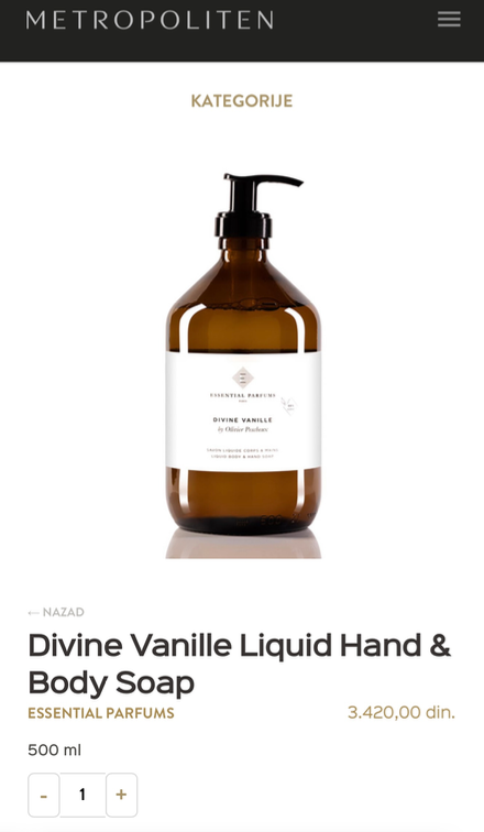 Essential parfums set Divine vanille NOVO slika #3