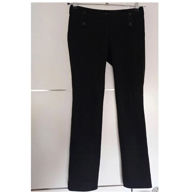 Elegantne ženske  crne pantalone slika #1