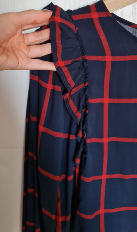 Bershka teget bluza slika #3