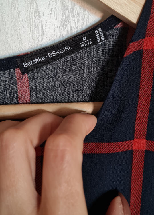 Bershka teget bluza slika #4