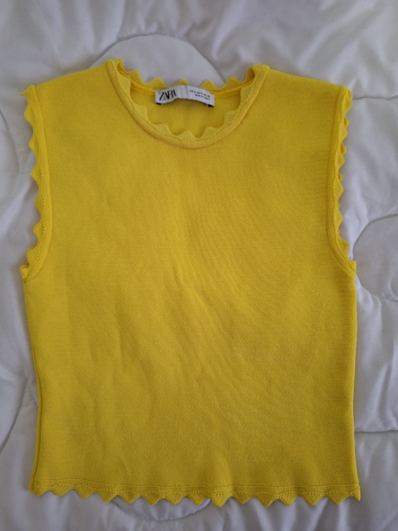 Zara knit majica top XS slika #3