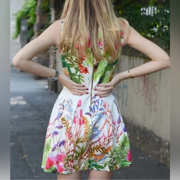 Zara cvetna haljina slika #2