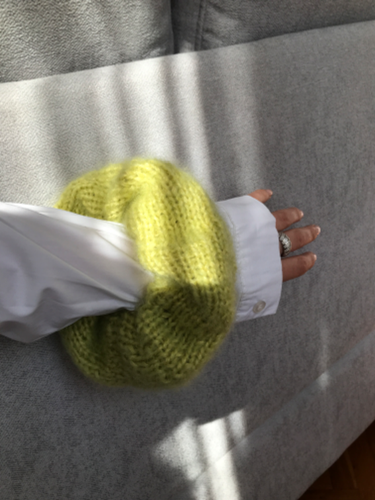 Skranči za kosu, mojer vuna, handmade
