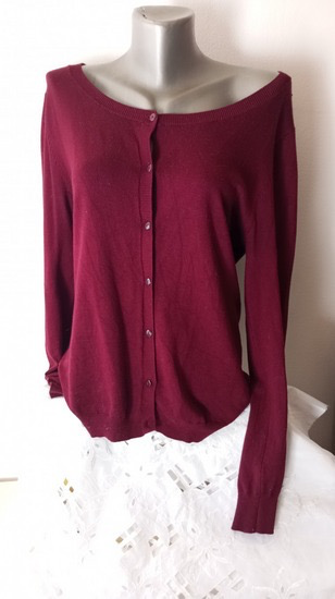 KOTON bolero burgund boje 40 slika #1