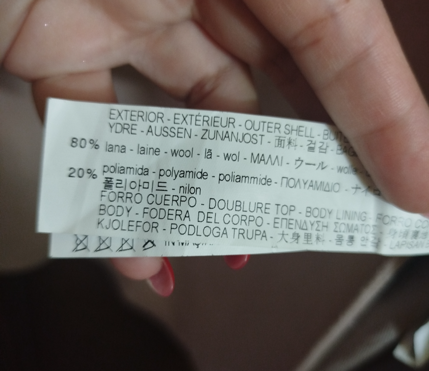 ZARA DIVAN KVALITETAN PUDER ROZE KAPUT, 80% VUNA slika #2