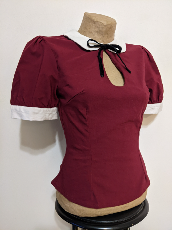 Princess bluza bordo boje slika #1