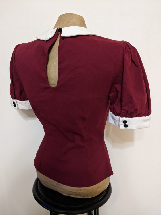 Princess bluza bordo boje slika #3