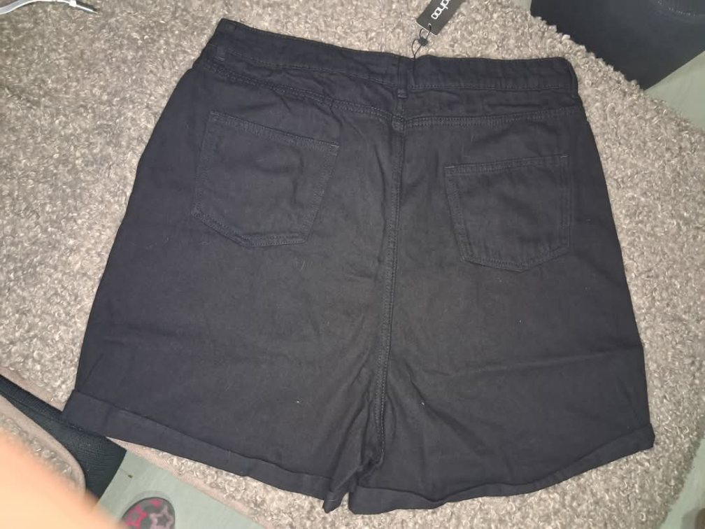 Boohoo teksas sorts NOVO slika #2