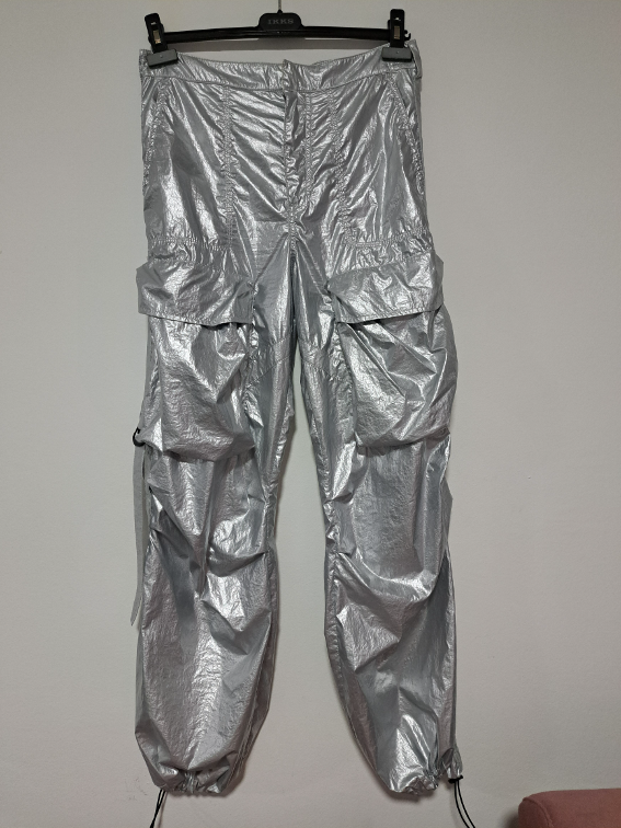 Zara cargo shinny pants slika #2