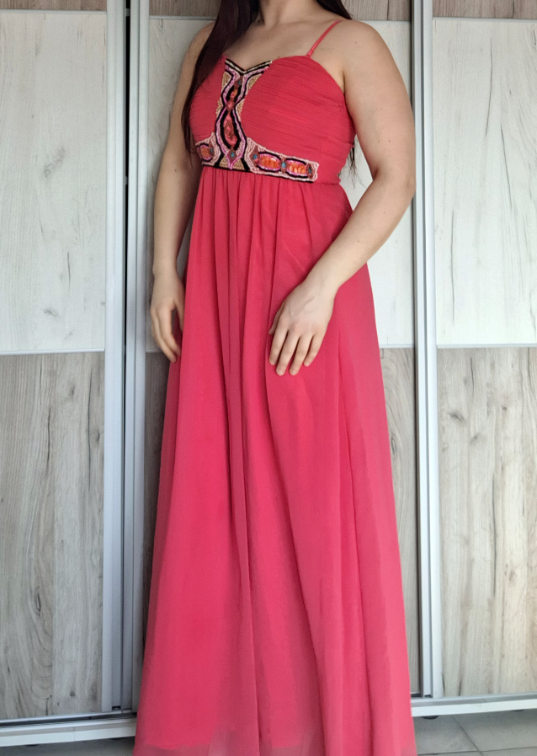 Roze Maxi Haljina slika #1