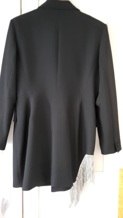 Zara limited sako haljina sa kristalima  slika #2