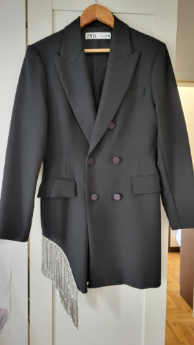 Zara limited sako haljina sa kristalima 