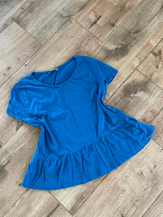 Peplum royal blue majica  slika #2