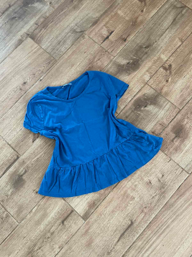 Peplum royal blue majica 