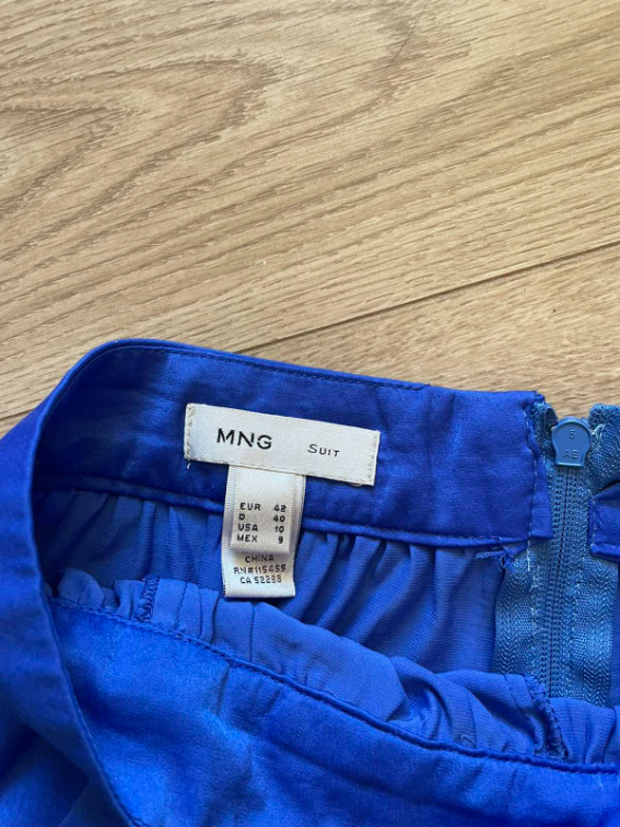 MANGO royal blue palaco pantalone  slika #5