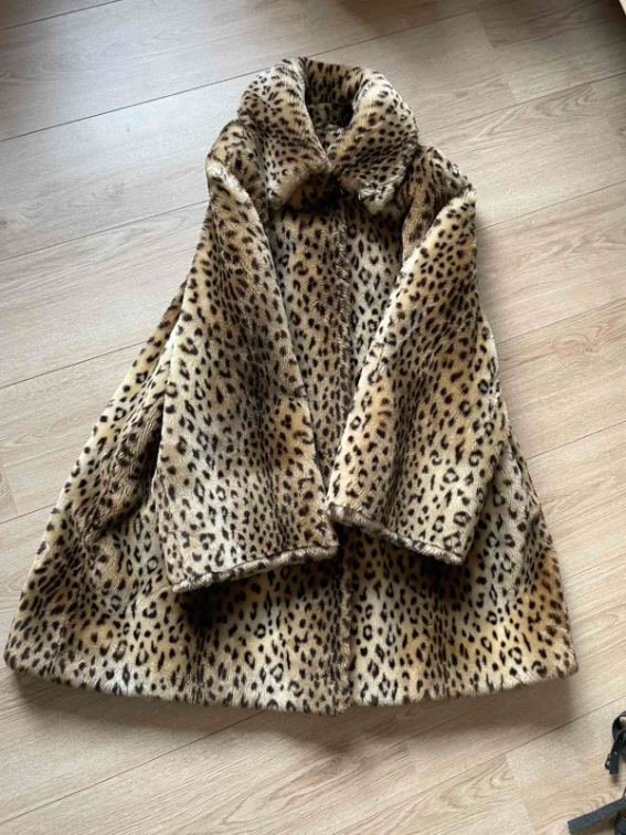 Leopard bunda od veštačkog krzna slika #5