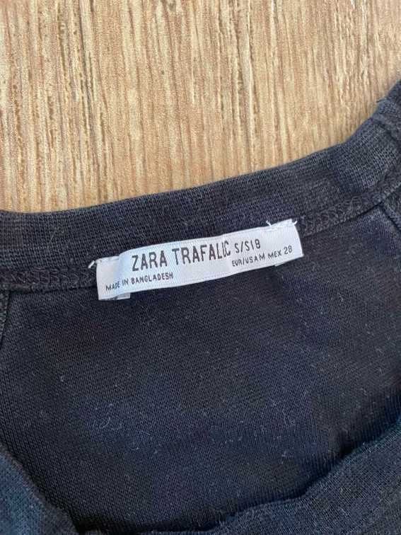 ZARA crni krop top  slika #3