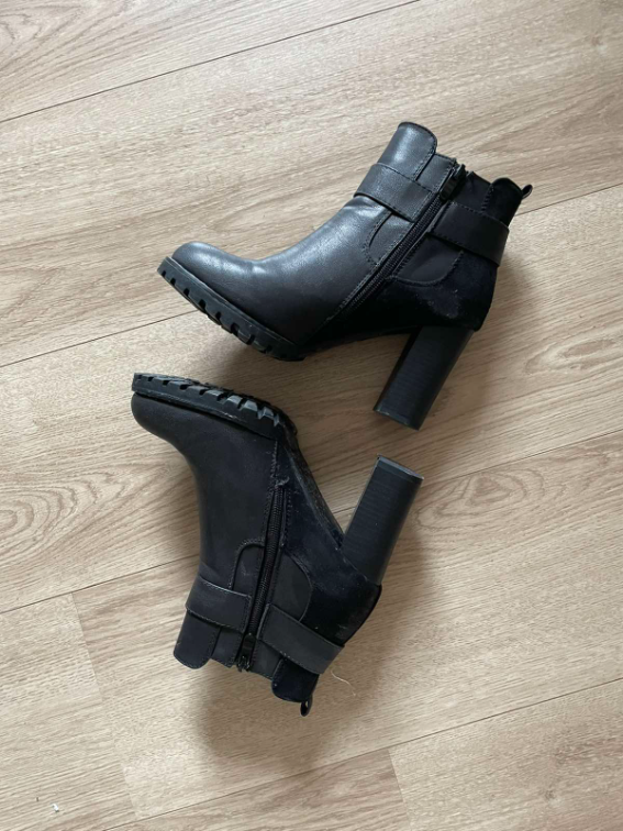 Cipele na deblju štiklu  slika #2