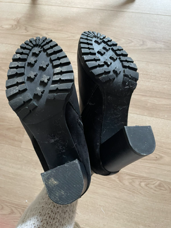 Cipele na deblju štiklu  slika #3