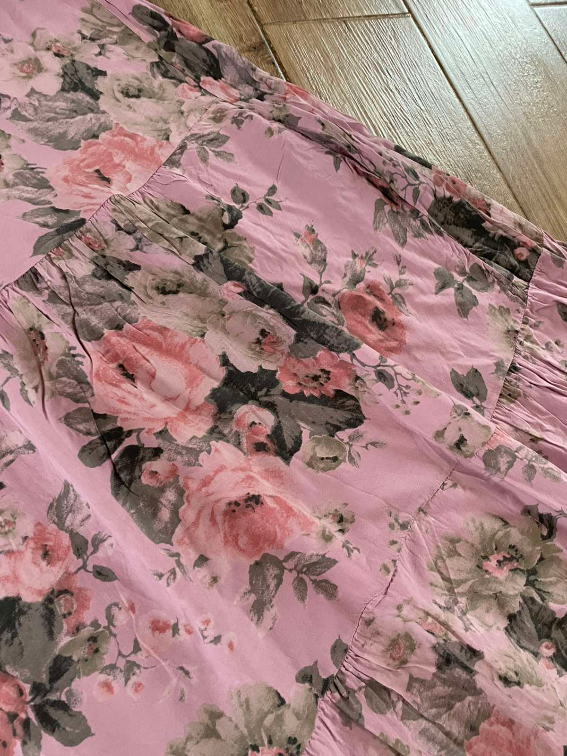 Cvetna roze haljina slika #5
