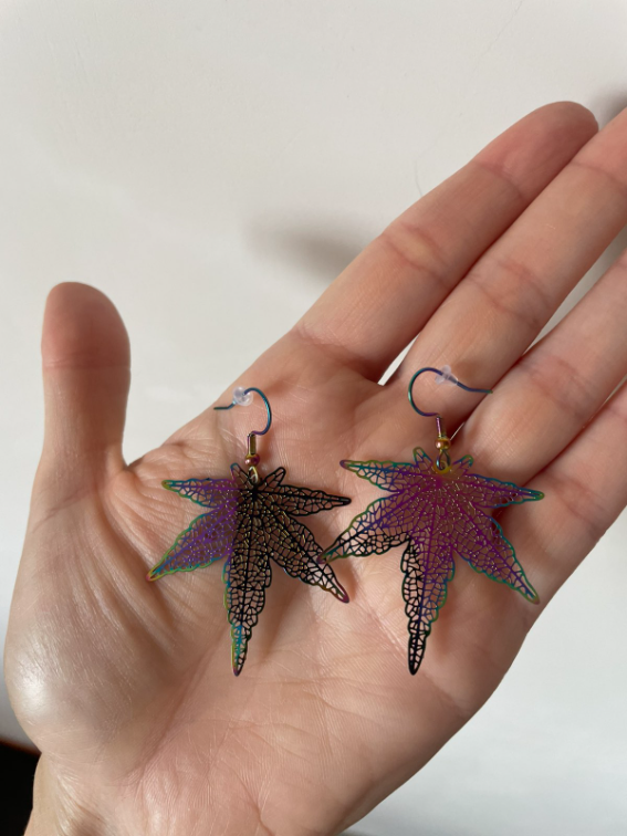 Laser cut listovi minđuše NOVO slika #1