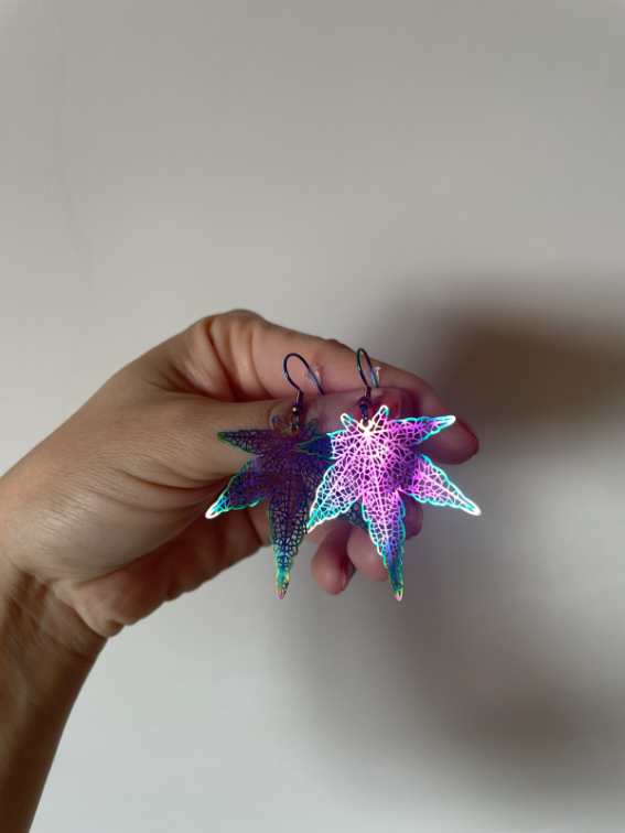 Laser cut listovi minđuše NOVO slika #3