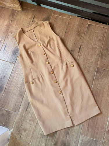 Vintage krem haljina