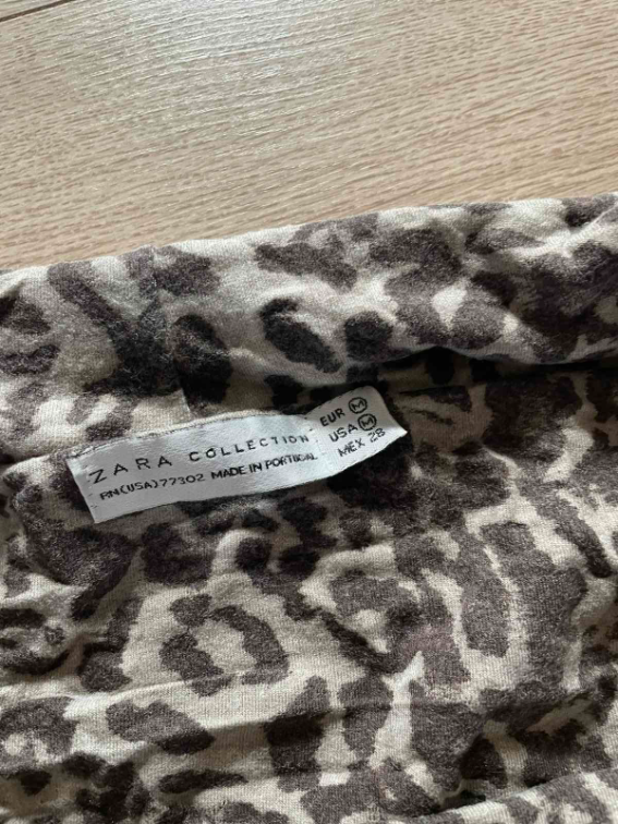 ZARA leopard print bluza  slika #4