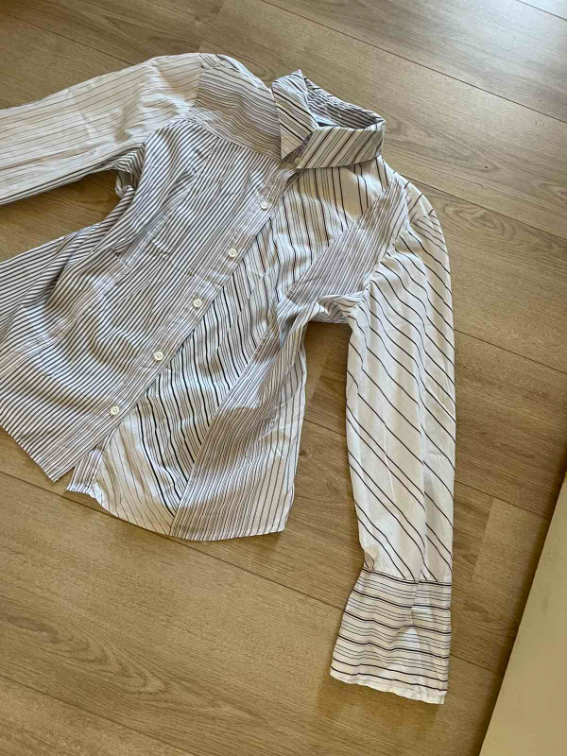 ESSENTIEL košulja sa asimetričnim prugama M/L slika #4