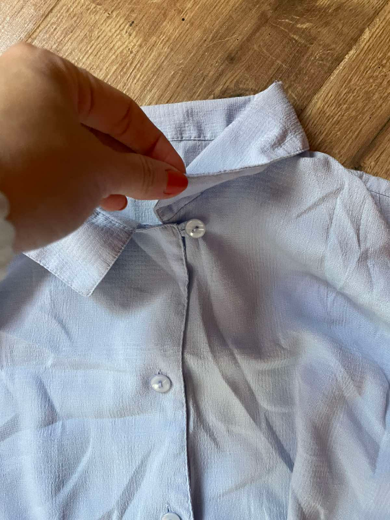 Vintage oversize plava košulja  slika #4