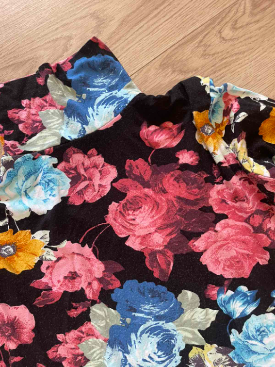 Cvetna haljina polurolka  slika #4