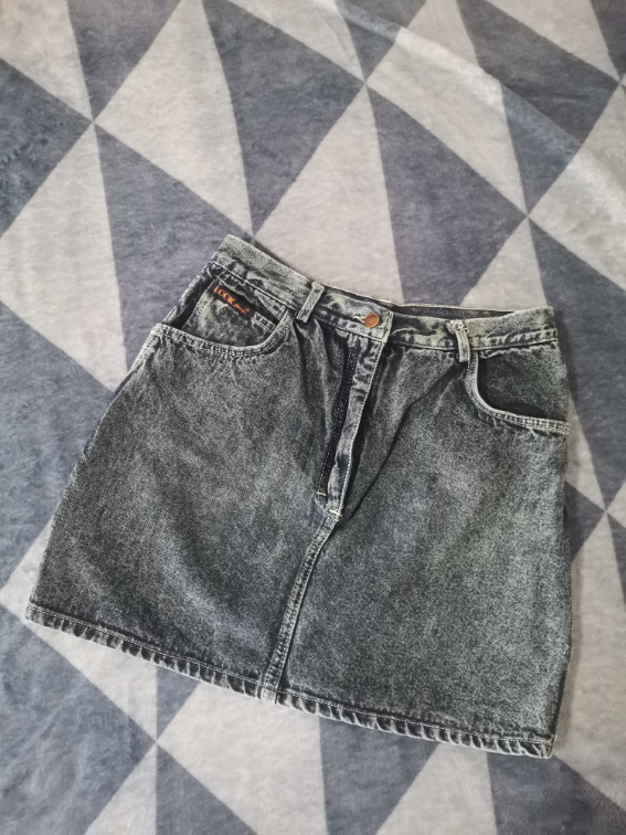 Teksas mini suknja slika #2