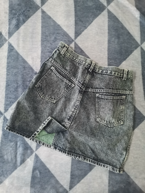 Teksas mini suknja slika #3