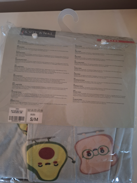 Nov svilanit bademantil neotpakovan slika #2