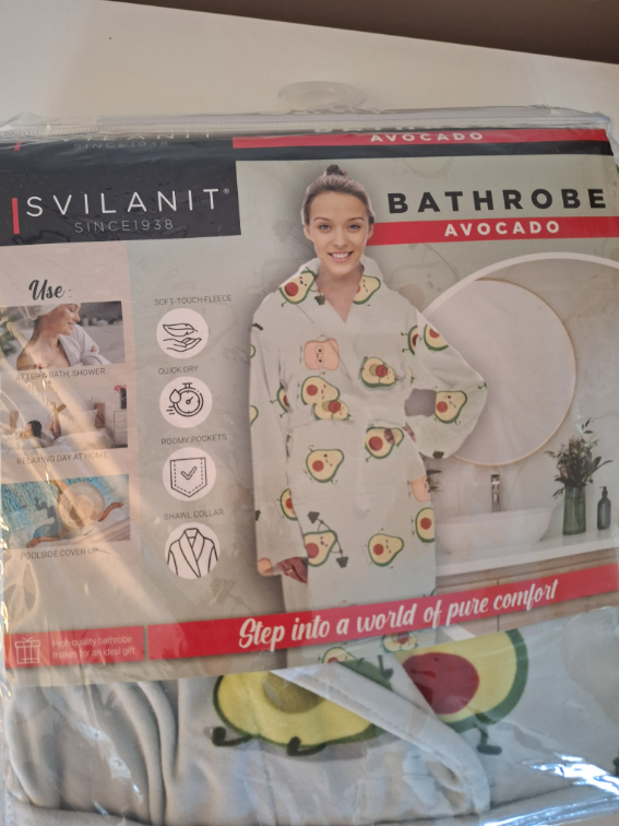 Nov svilanit bademantil neotpakovan slika #3