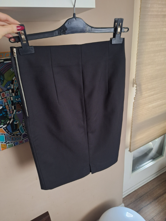 Zara crna suknja slika #2