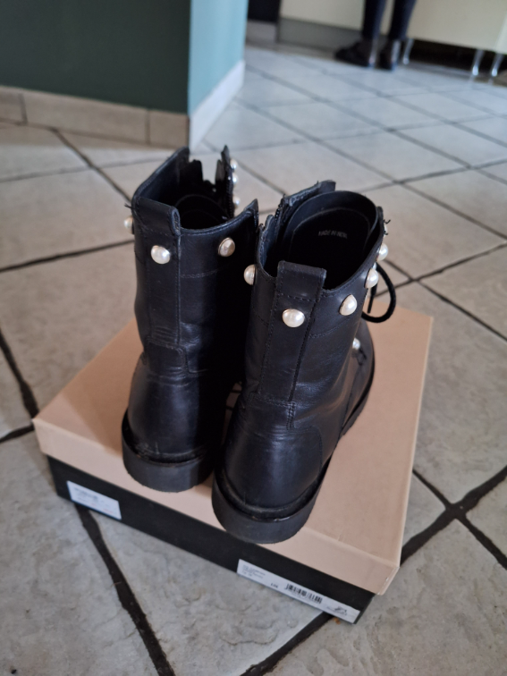 Twinset kozne cizme martinke slika #4