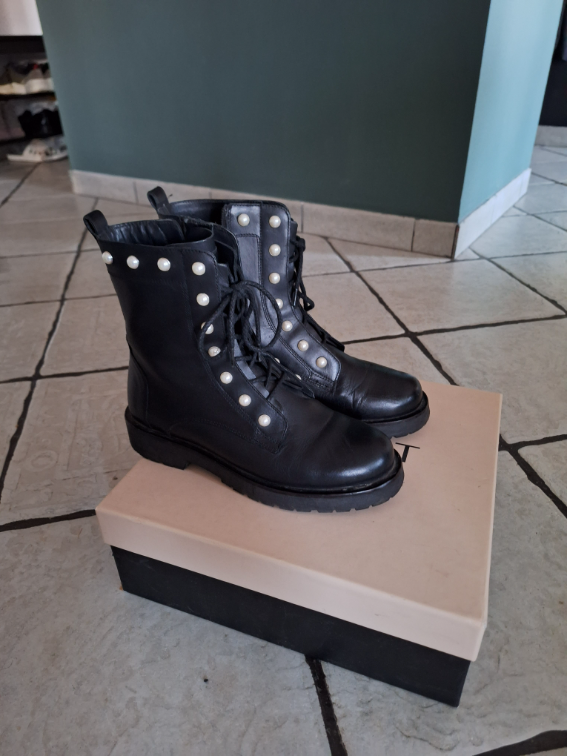 Twinset kozne cizme martinke slika #2