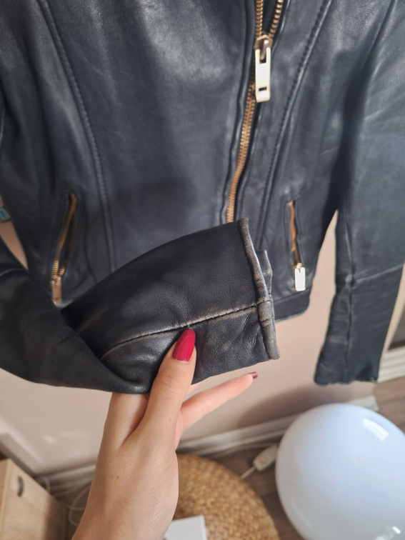 Zara jakna od prave koze slika #2