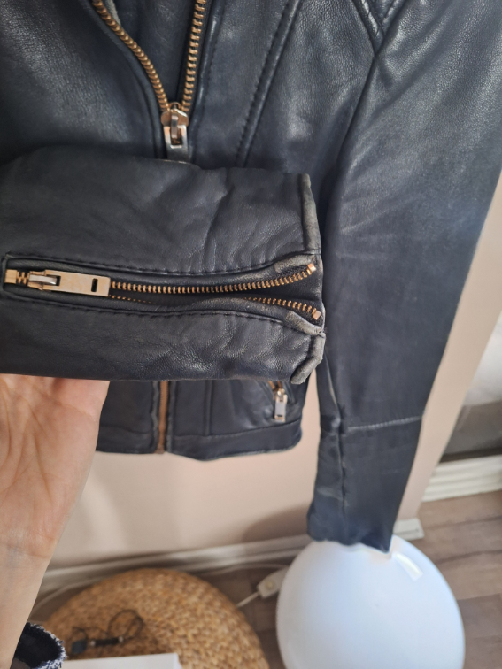 Zara jakna od prave koze slika #3