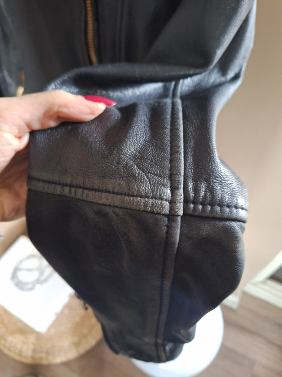 Zara jakna od prave koze slika #4