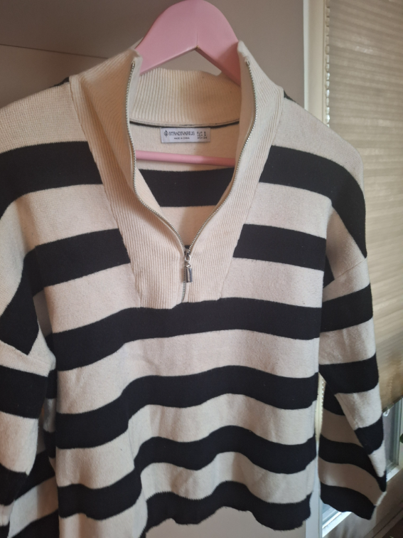 Stradivarius prugasti dzemper slika #2