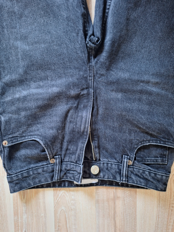 Zara mom jeans crne farmerke slika #3
