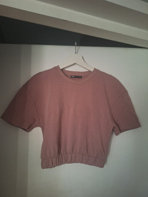 Zara crop duks slika #1