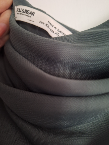 Pull&bear zelena haljina sa slicem thumbnail #2