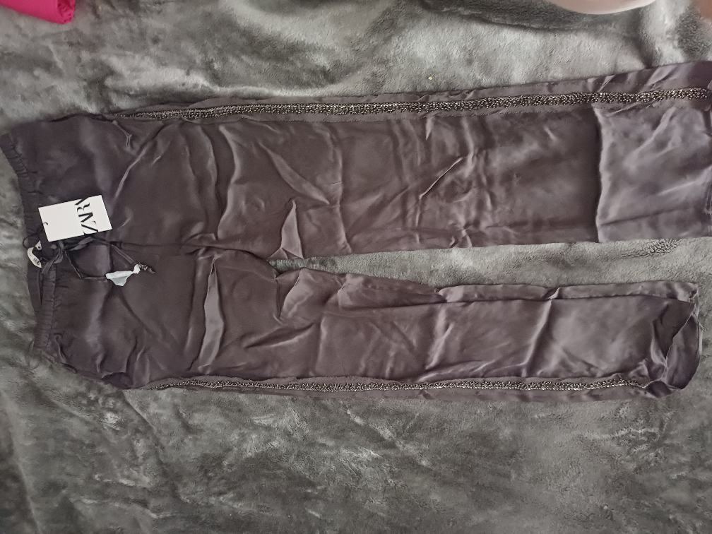 Zara satenske pantalone  slika #10