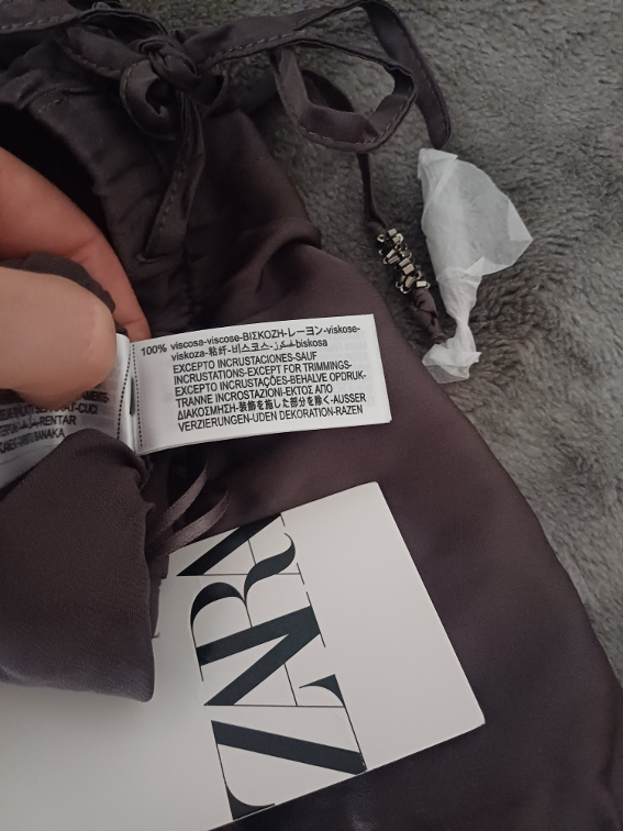 Zara satenske pantalone  slika #2