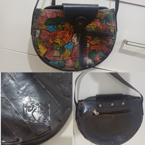 Vintage skupocena kožna torbica ,žig umetnika 